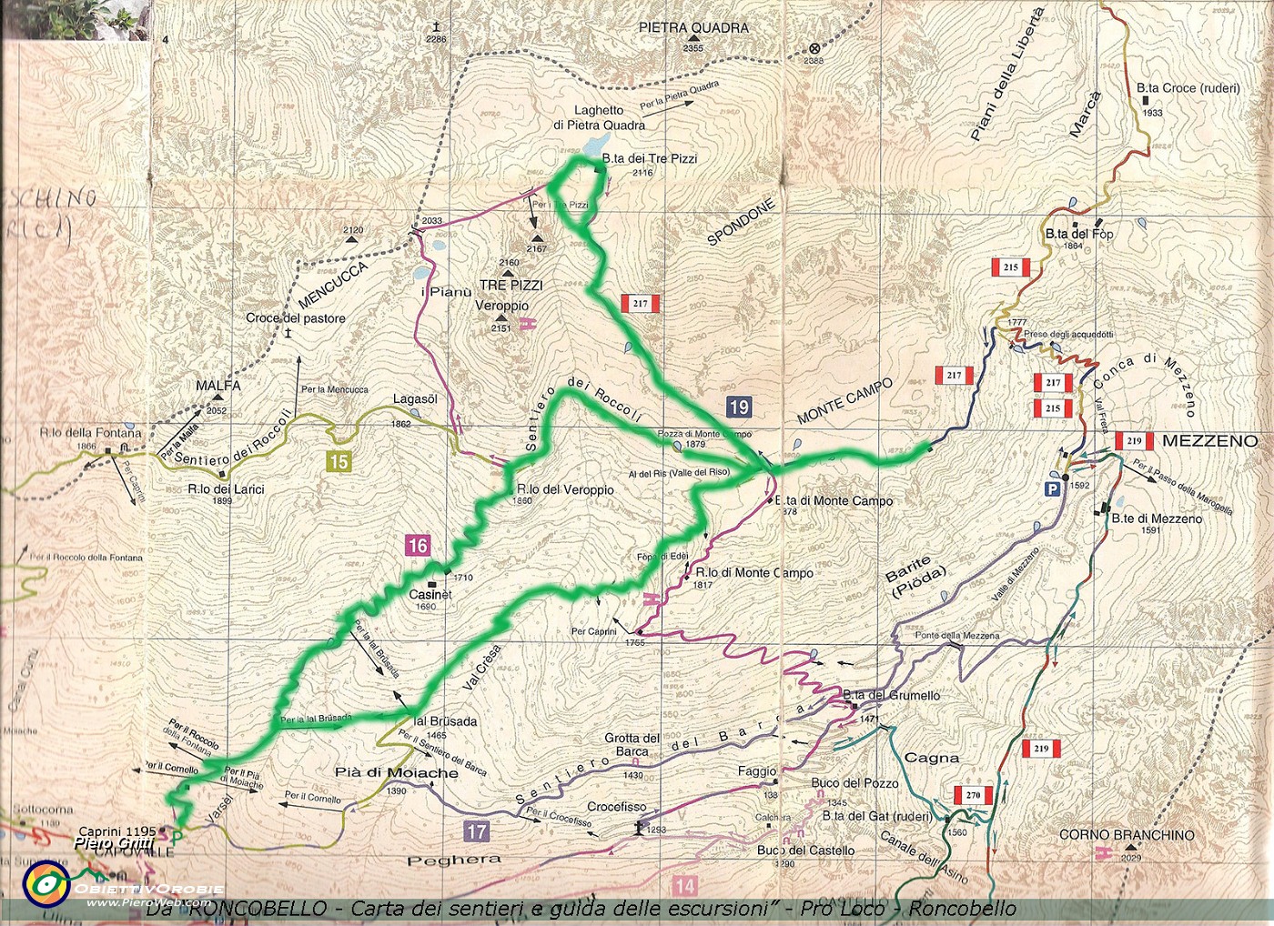 07 Tracciato del percorso su mappa (in verde).jpg